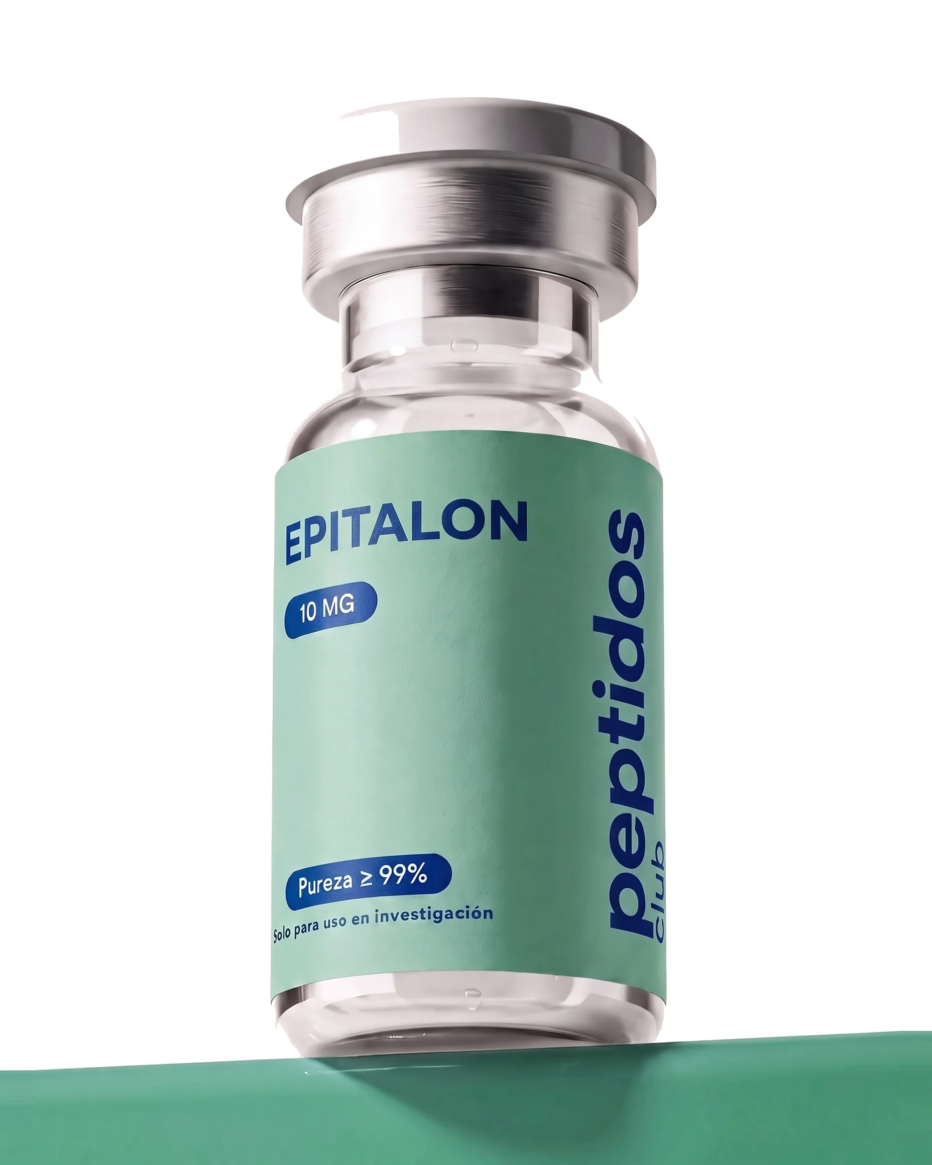 Vial de Epitalon, péptido de investigación con pureza ≥99% HPLC — Peptidos Club