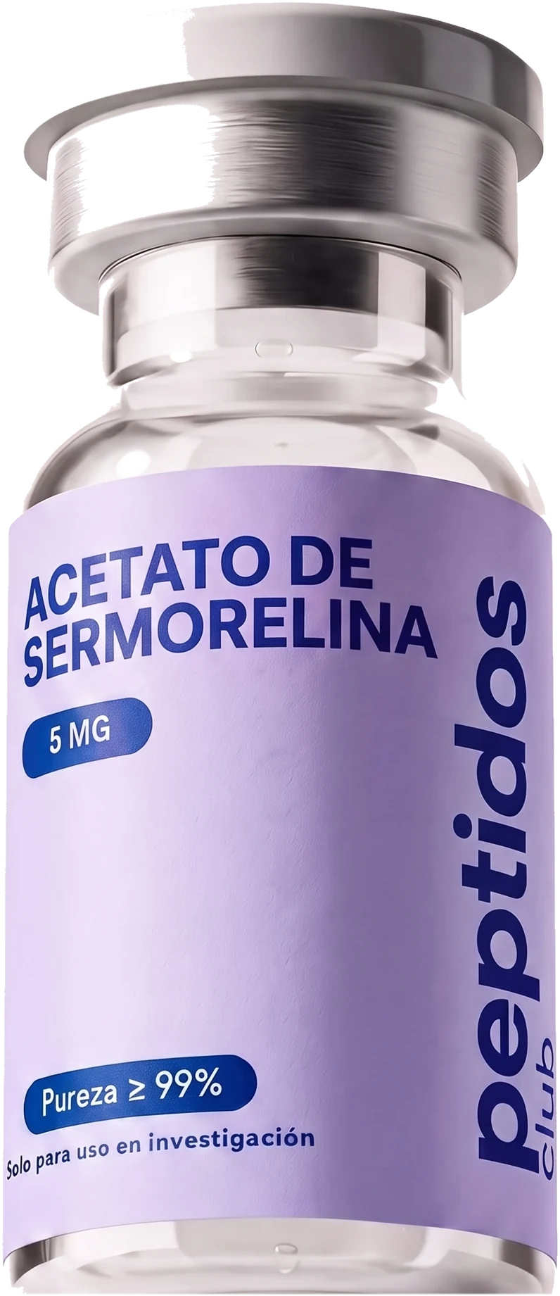 Vial de Sermorelin (Acetato) 5 mg — Peptidos Club