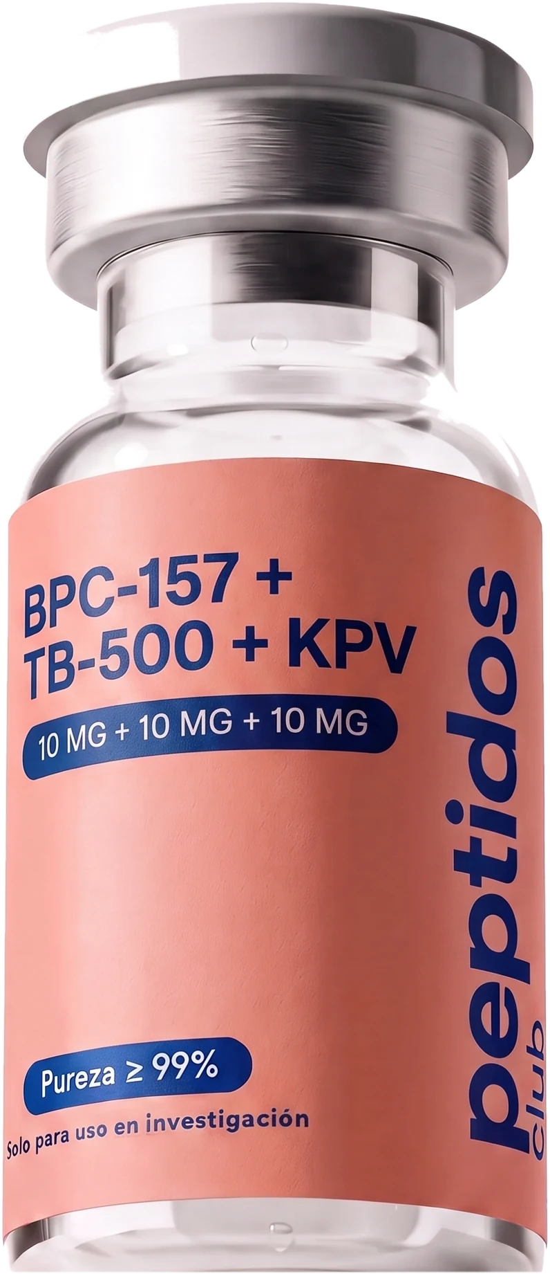 Vial de BPC-157 + TB-500 + KPV 10 mg + 10 mg + 10 mg — Peptidos Club