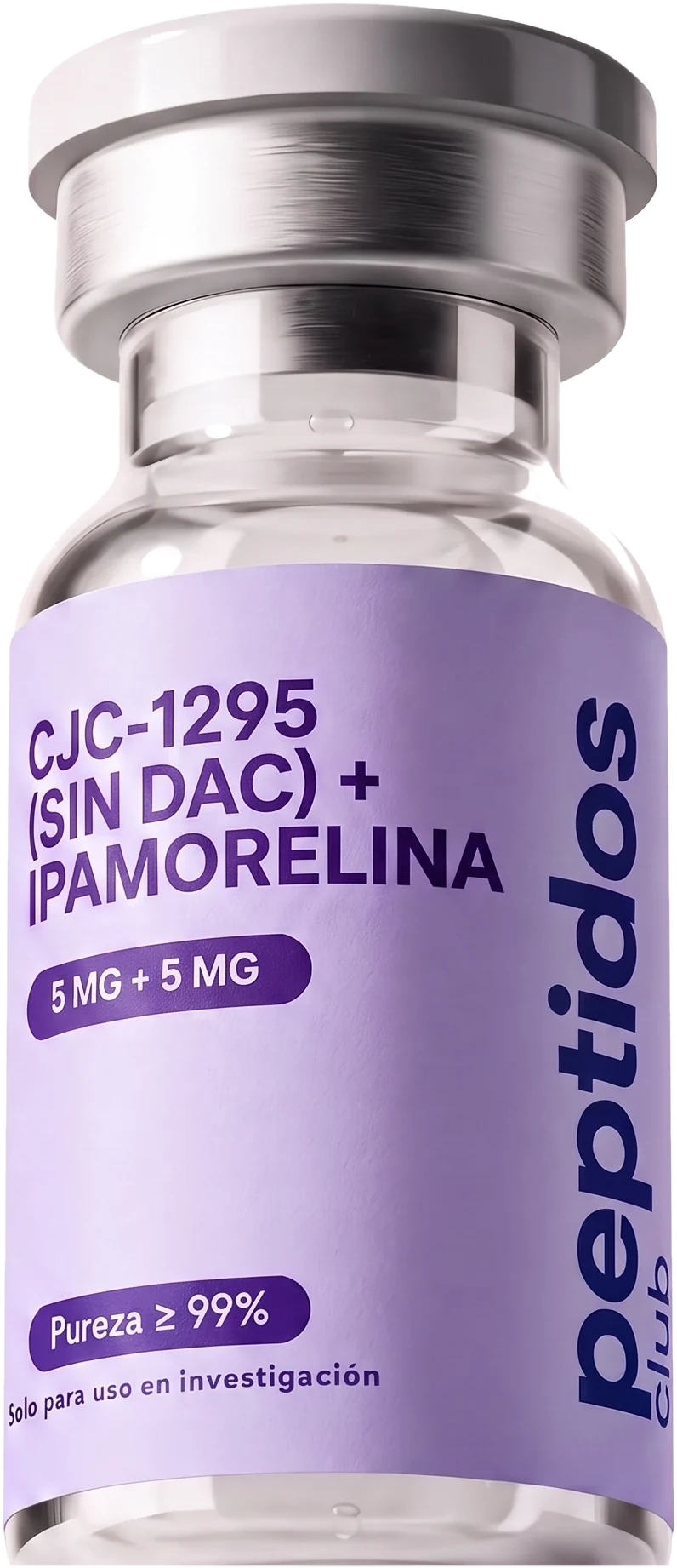 Vial de CJC-1295 (Sin DAC) + Ipamorelin 5 mg + 5 mg — Peptidos Club