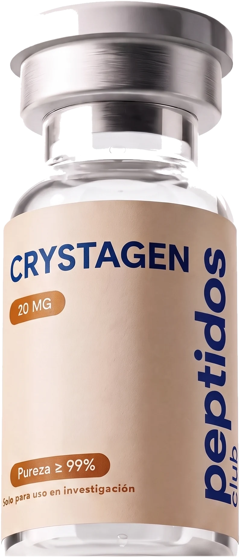 Vial de Crystagen 20 mg — Peptidos Club