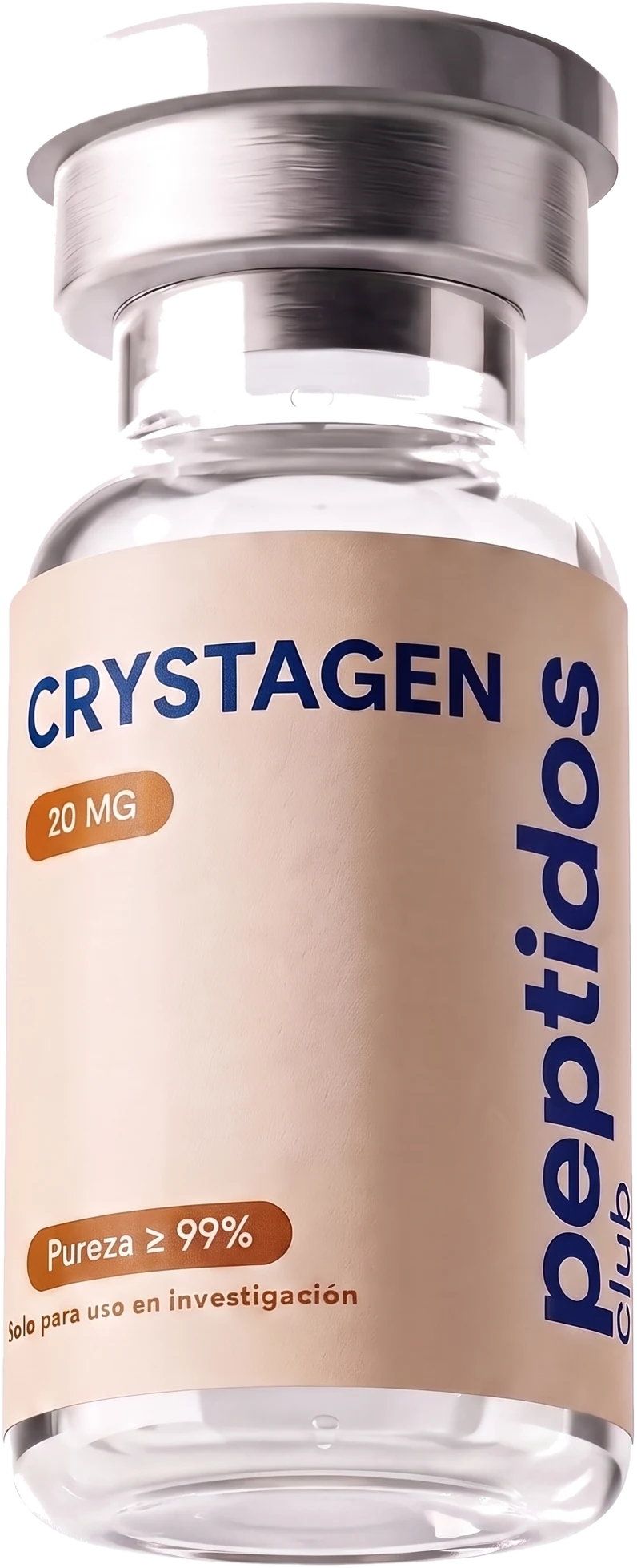 Vial de Crystagen 20 mg — Peptidos Club