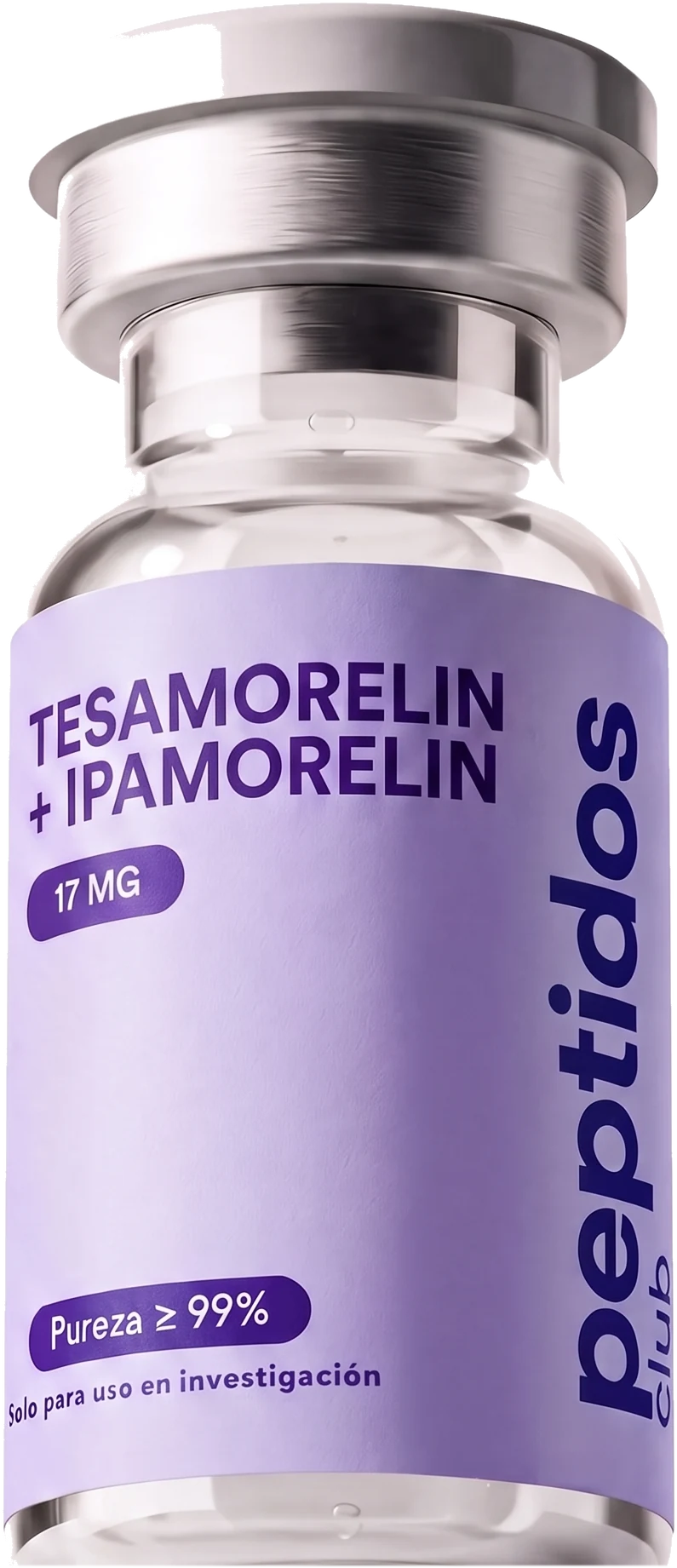 Vial de Tesamorelin + Ipamorelin 17 mg — Peptidos Club